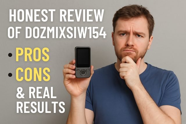 Honest Review of Dozmixsiw154: Pros, Cons & Real Results
