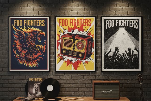 Foo Fighters Posters: Best Designs Every Fan Should Own