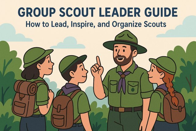 Group Scout Leader Guide: How to Lead, Inspire, and Organize Scouts