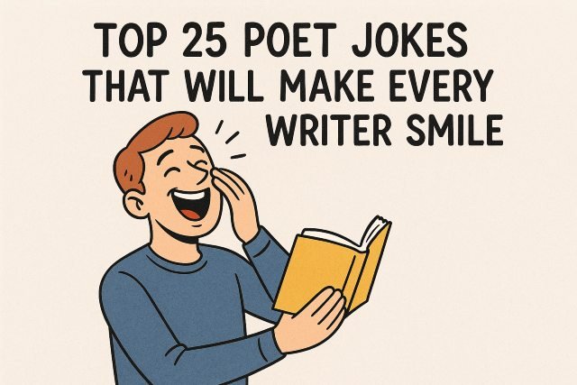 Top 25 Poet Jokes That Will Make Every Writer Smile
