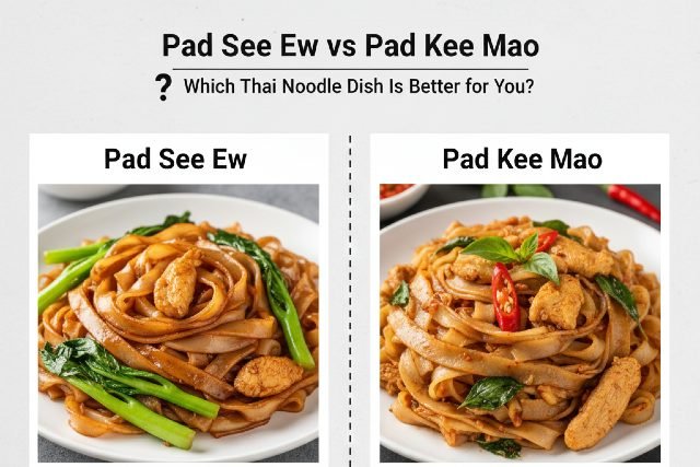 Pad See Ew vs Pad Kee Mao: Which Thai Noodle Dish Is Better for You?